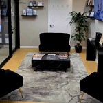 bright and beautiful dental waiting room