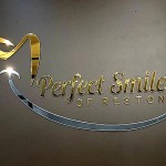 Perfect Smiles of Reston wall logo