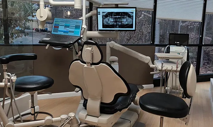 Exam room in Reston, VA at Perfect Smiles & Medspa of Reston