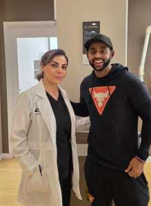 Dr. D with Invisalign patient